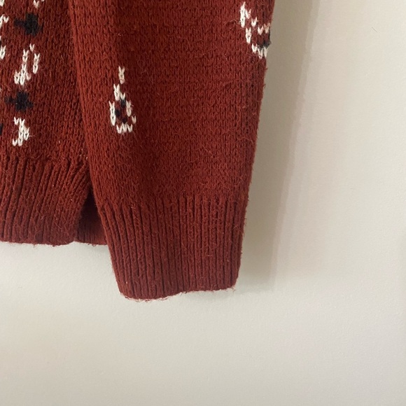 Madewell Bandana Soft Cotton Pullover Sweater - Picture 5 of 8